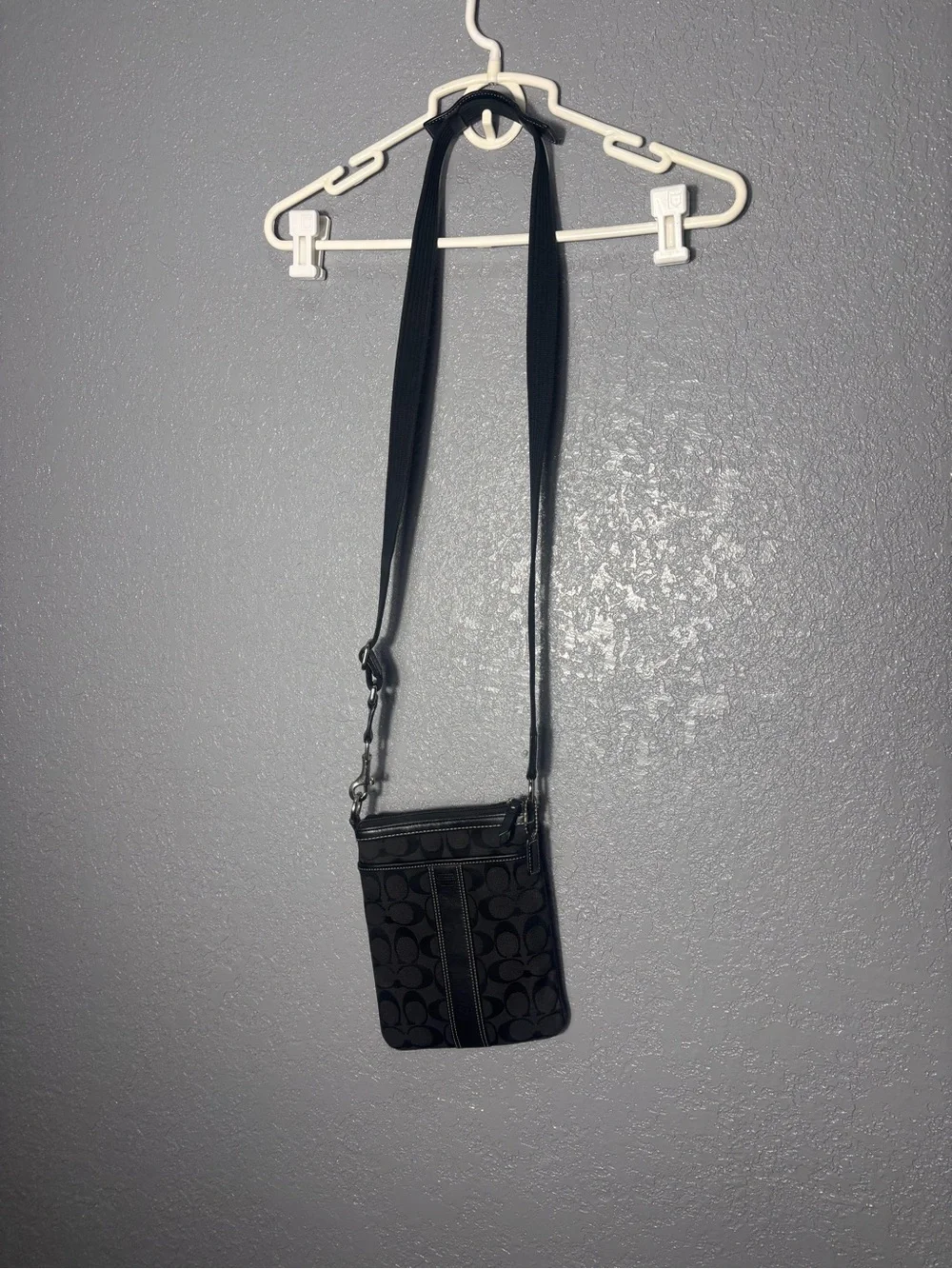 Coach Black Signature Crossbody Bag
